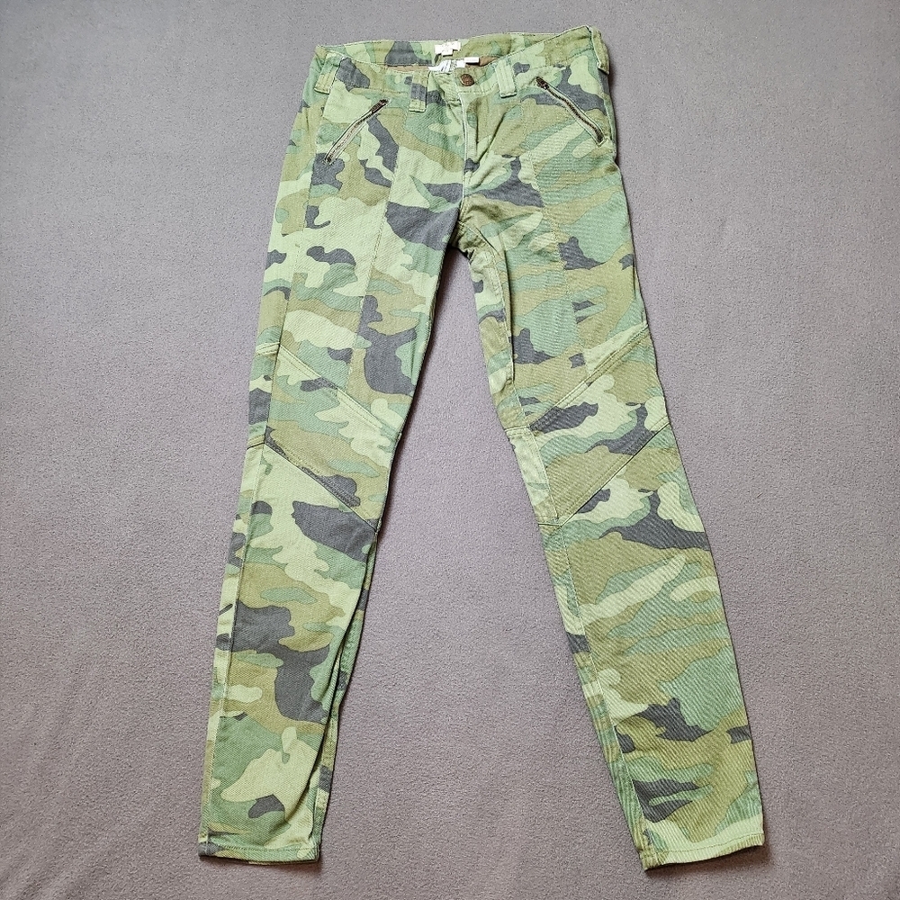 J.crew camo / army pants Camo Jeans Skinny Sz 6